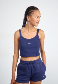Nike Sportswear - CROP TANK - Top - midnight navy/sail Miniaturebillede 1