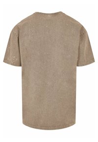 Merchcode FRIDA KAHLO UNIQUE ACID WASHED HEAVY OVERSIZE TEE - T-shirt z nadrukiem
