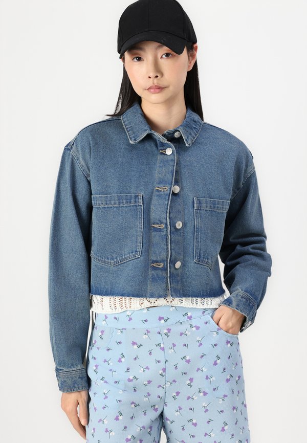 NMRINA OVERSIZE CROPPED SHAKET - Denim jacket4