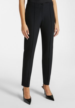 Elena Mirò SLIM FIT IN TECNICO - Pantalon classique - nero