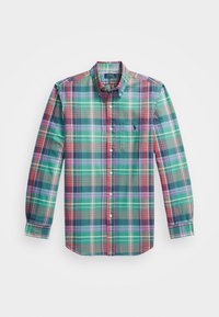 CUSTOM FIT PLAID OXFORD SHIRT - Hemd - green/red