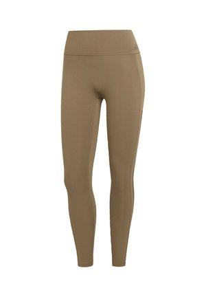 adidas Performance, OPTIME WORKOUT 3 STRIPES 7/8 - Leggings - khaki six