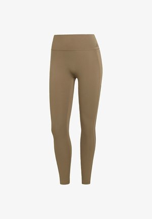 adidas Performance, OPTIME WORKOUT 3 STRIPES 7/8 - Leggings - khaki six