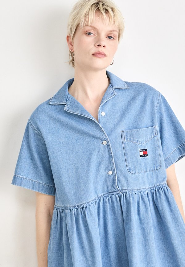 DRESS - Denim dress - denim light3