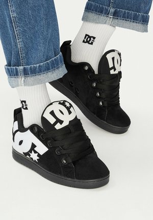DC Shoes, DC SHOES SNEAKERS MEN'S BLACK 5907964223436 - Trainers - black