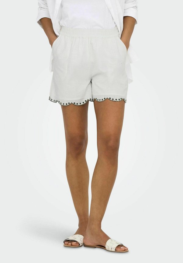 PALMA  NORMAL GESCHNITTEN - Shorts - cloud dancer