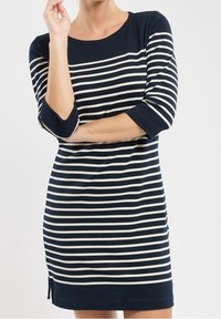 Armor lux Pletené šaty - dark blue