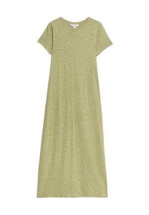 ROUND NECK MIDI  - Jerseyklänning - fern green