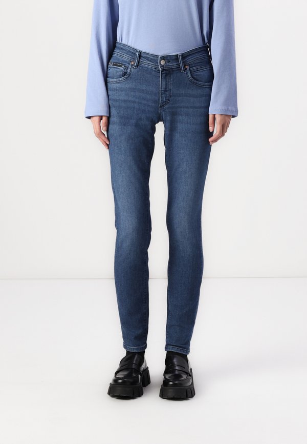 MID WAIST TROUSERS - Slim fit jeans