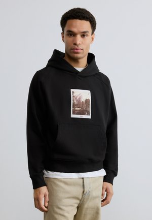 DENEB - Mikina s kapucňou - black