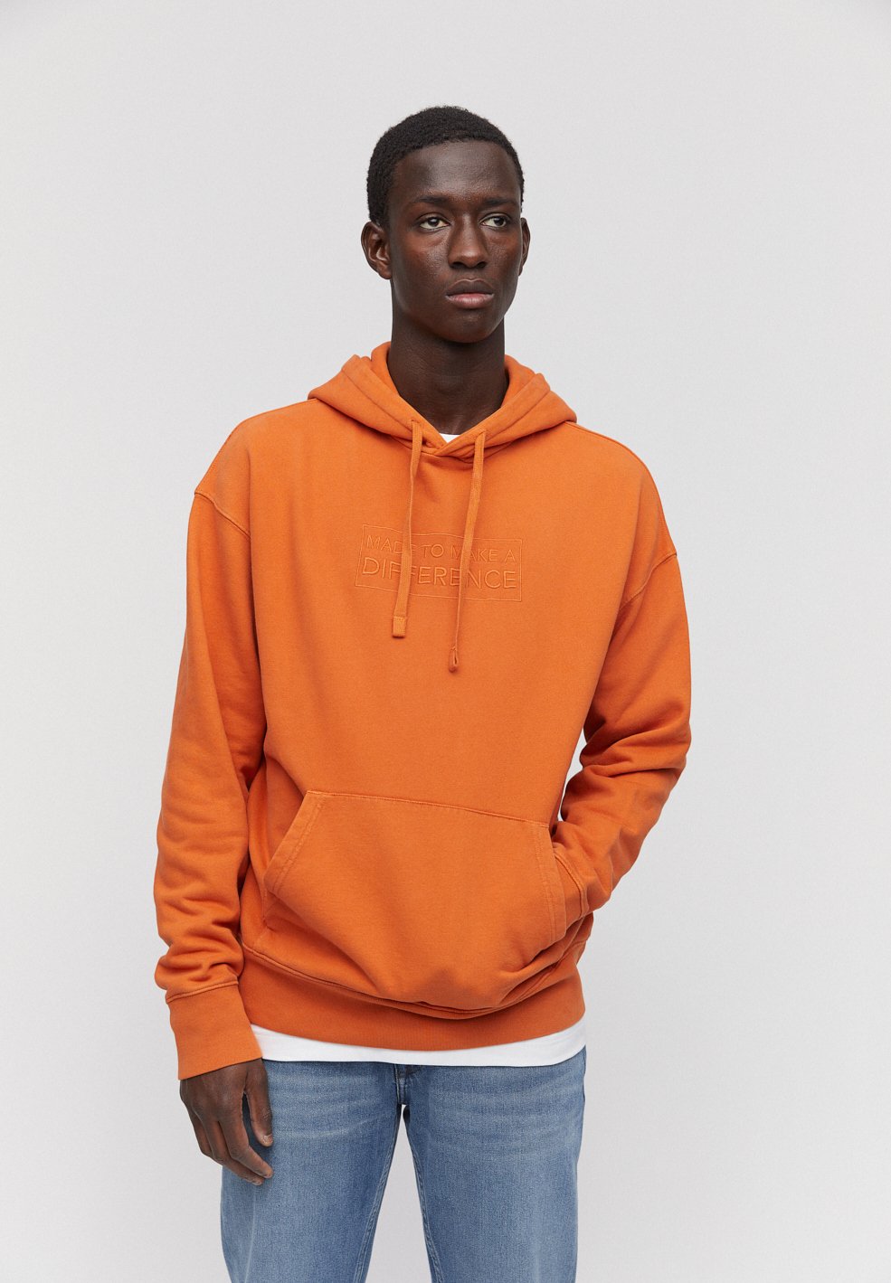 dark orange hoodie