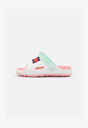 COMFY UNISEX - Sandali da bagno - pink/white/aquamarine