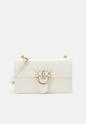 LOVE ONE CLASSIC LIGHT  - Cross body bag - bianco nembo/antique gold-coloured