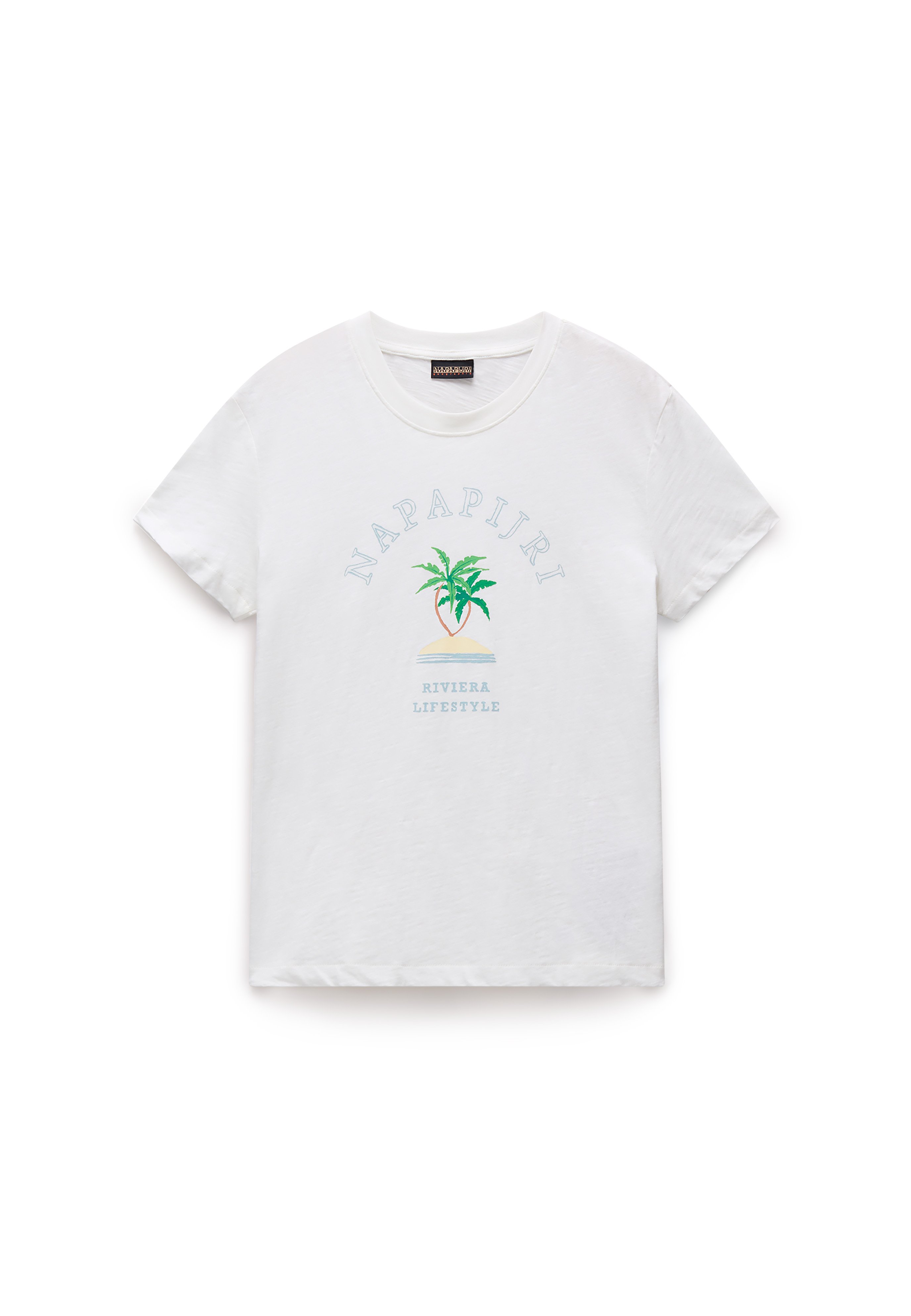売れ筋商品|||ナパピリ Tシャツ レディース トップス FETE BLACK BEAUTY - Print T-shirt - white Napapijri FETE BLACK BEAUTY - T-shirt print - white/wit