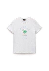 FETE BLACK BEAUTY - Apdrukāts T-krekls - white