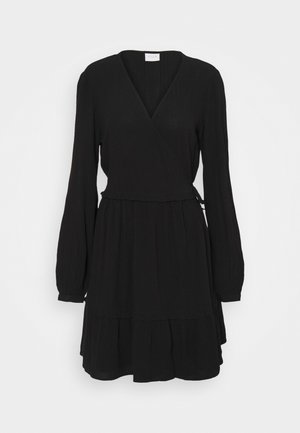 VIMESA WRAP DRESS - Kjole - black