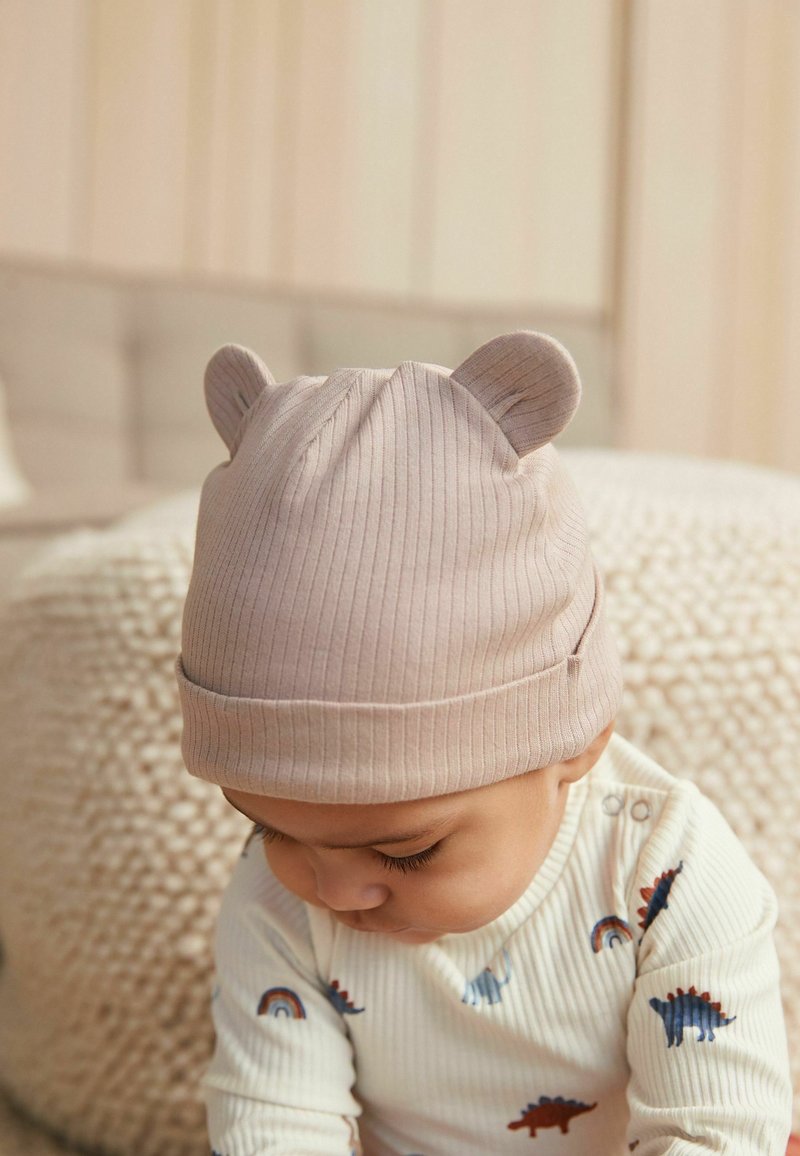 Next 3 PACK YOUNGER - Kapa - neutral grey rib