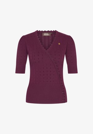 Basic T-shirt - aubergine