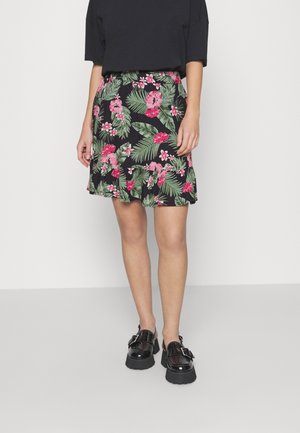 Pieces Petite PCNYA SKIRT - Φούστα σε γραμμή Α - loden frost/palms