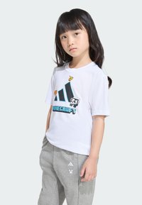 adidas Sportswear MINECRAFT   - Print T-shirt - white