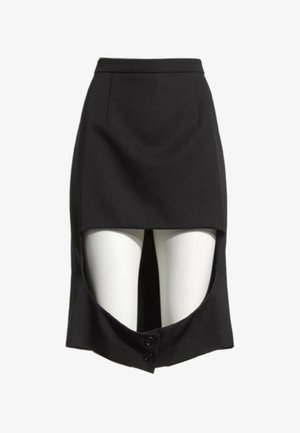 Burberry, Jupe trapèze - black