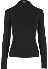 SOFT TOUCH - Pikkade varrukatega topp - black