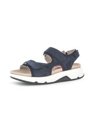Platform sandals - blue