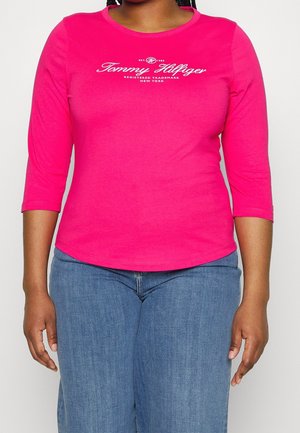 Langærmet T-shirt - pink