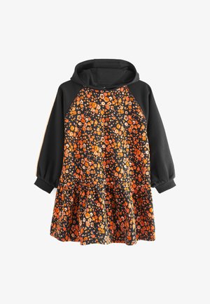 Haljina s naramenicama - black floral