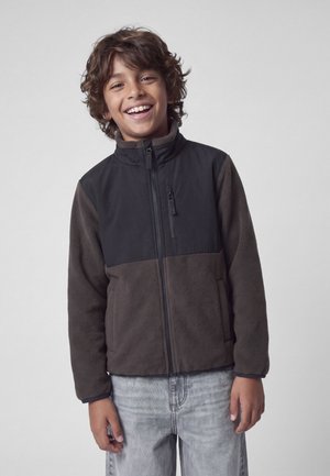 TWO SOON, JACKET ZIP FLEECE - Veste polaire - chocolate brown