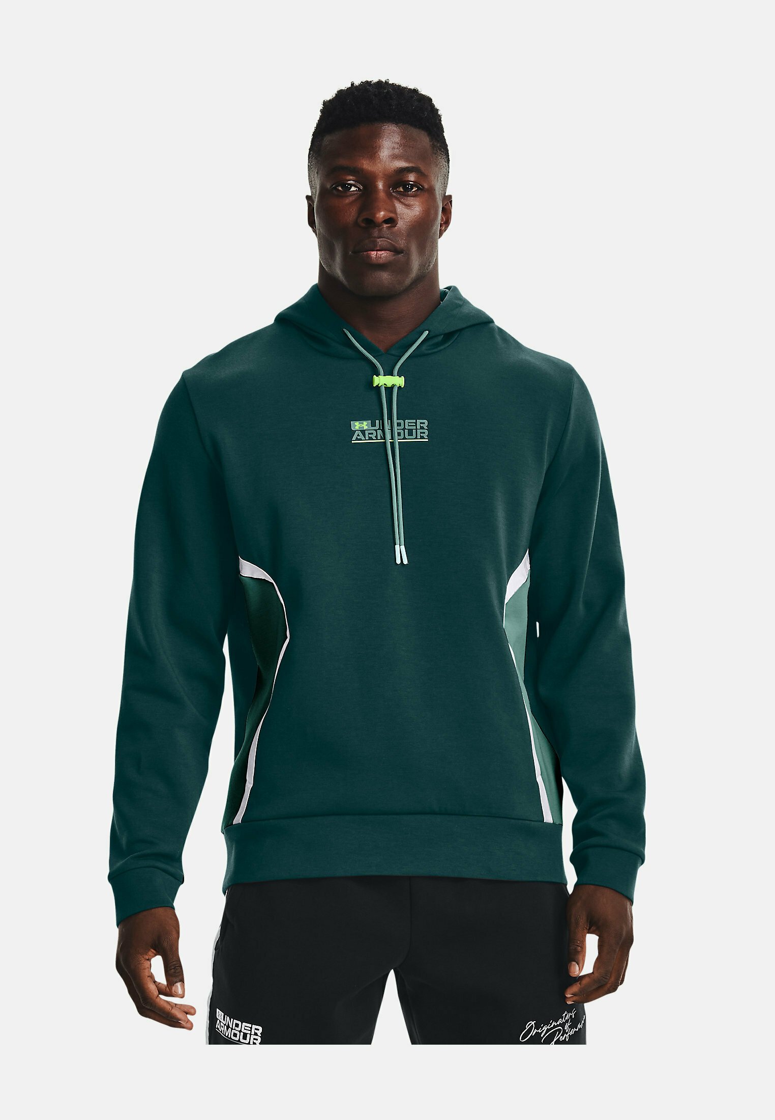 under armour dark green hoodie