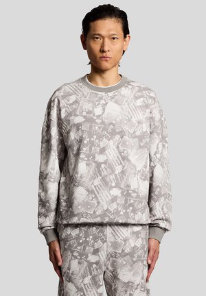 MID LAYERS INDUSTRIAL PRINT - Sweatshirt - w cold grey