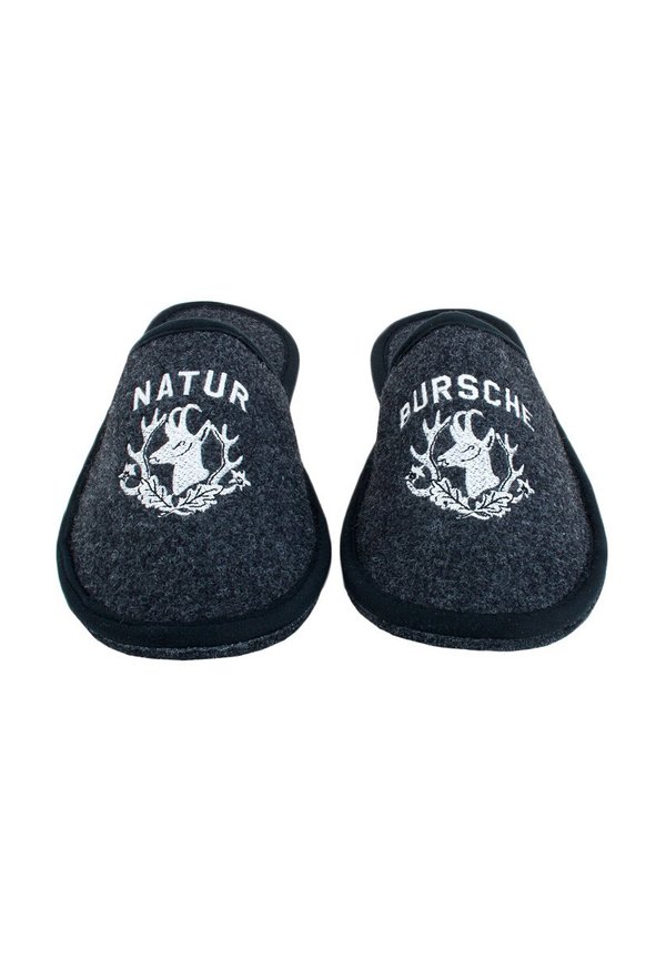 NATURBURSCHE - Hausschuh - rabenschwarz
