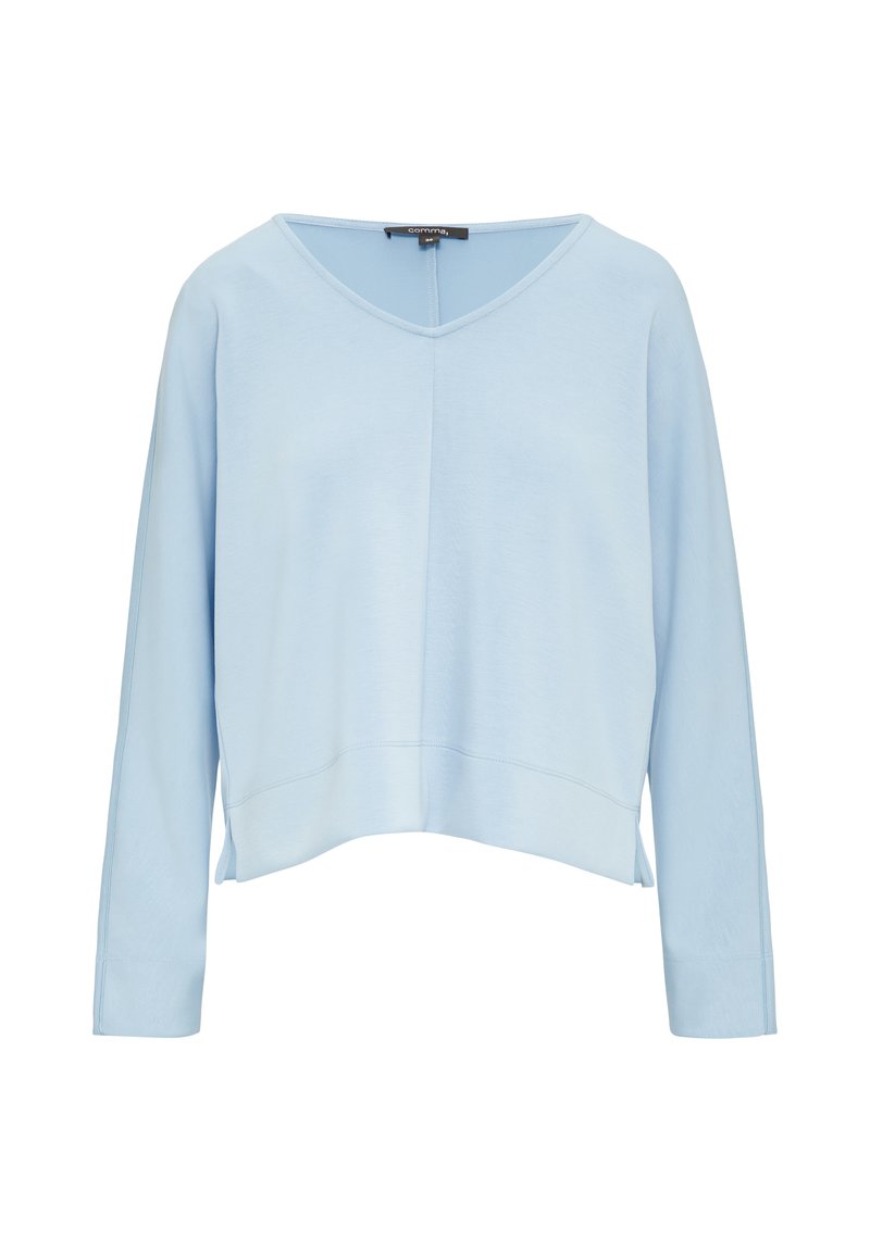 comma Sweater lichtblauw