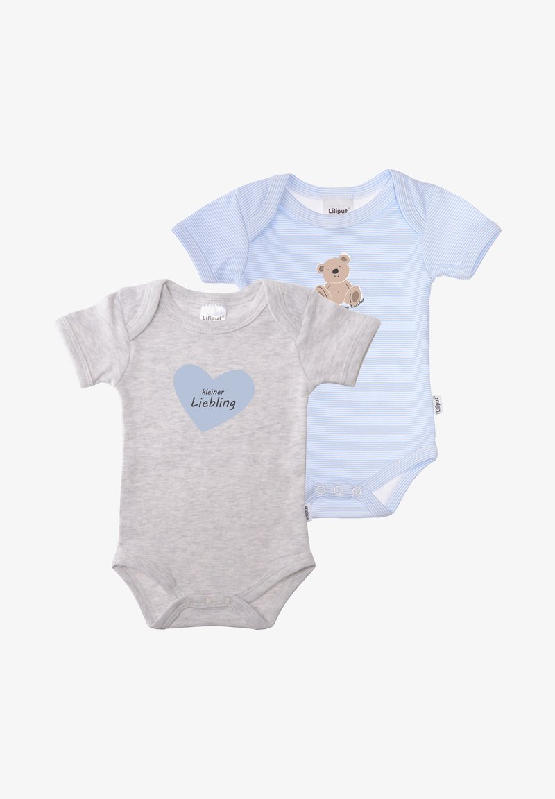 Liliput 2 PACK KLEINER LIEBLING - Body - grau/melange blau gestreift