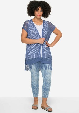 Angel of Style FRANSENSAUM HALBARM - Vest - blue denim