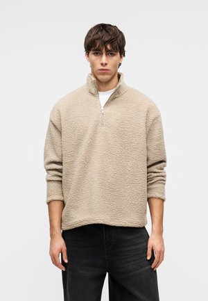 UNISEX - Fleece trui - beige