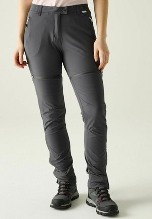 Regatta, REGATTA MOUNTAIN ZIP OFF WANDERHOSE REGULÄRGRÖSSE TREKKINGHOSE - Pantaloni - seal grey