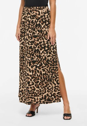 VILEOA HIGH WAIST - Jupe longue - black