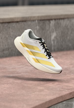 adidas Performance ADIZERO EVO SL WOVEN M - Αθλητικά παπούτσια - footwear white/matte gold-coloured/core black