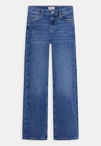 KOGJUICY WIDE LEG DEST  - Straight leg jeans - medium blue denim