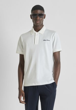 REGULAR FIT WITH ON COLLAR AND CUFFS WITH FOAM LOGO - Polo - white