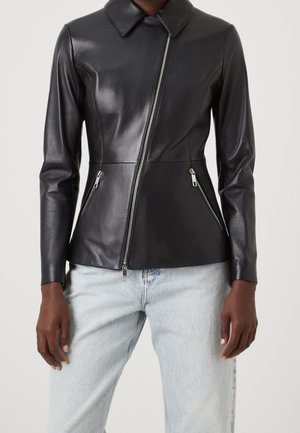 Leren jas - black