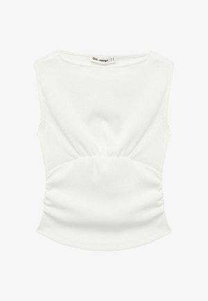 Koton, SLEEVELESS BLOUSE. - Top - white