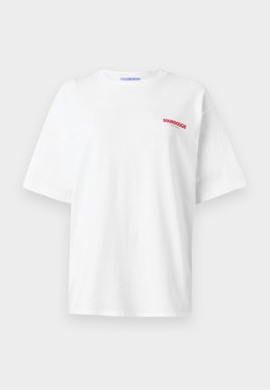 JJXX JXMILLOW LOOSE TEE - Marškinėliai su spaudiniu - bright white