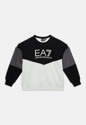 EA7 Emporio Armani, TRAIN CONTEMPORARY SPORT UNISEX - Суитшърт - black/mystic blue