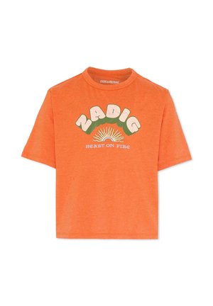 T-shirt print - orange