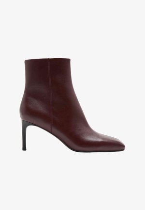 Marks & Spencer, STILETTO HEEL CHISEL TOE ANKLE BOOTS. - Classic ankle boots - wine