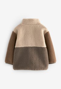 Next COLOURBLOCK THROUGH REGULAR FIT - Fleecejacke - tan brown bear