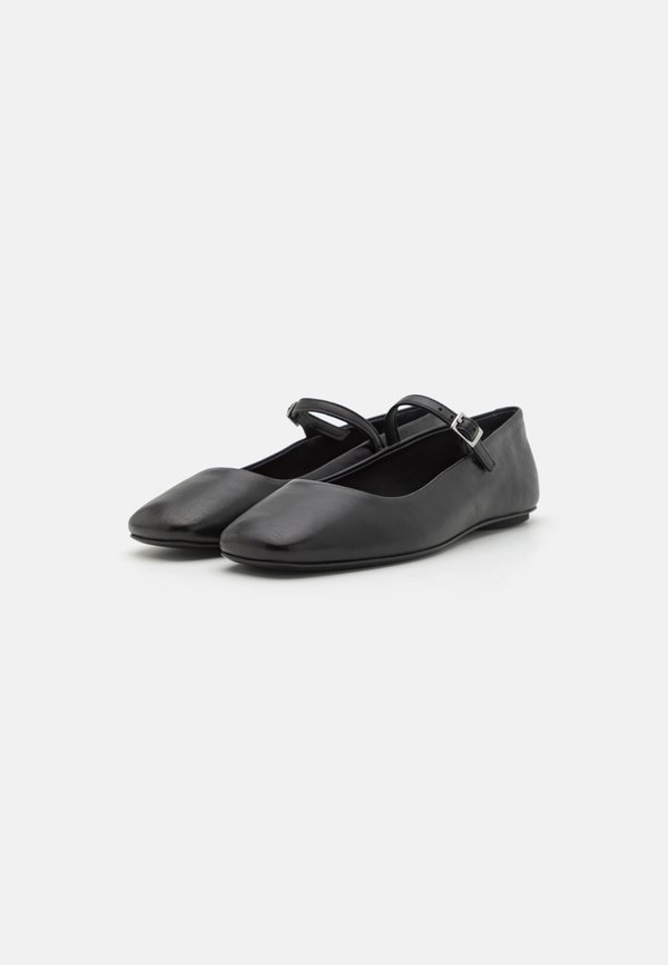 LIV - Ankle strap ballet pumps - schwarz2
